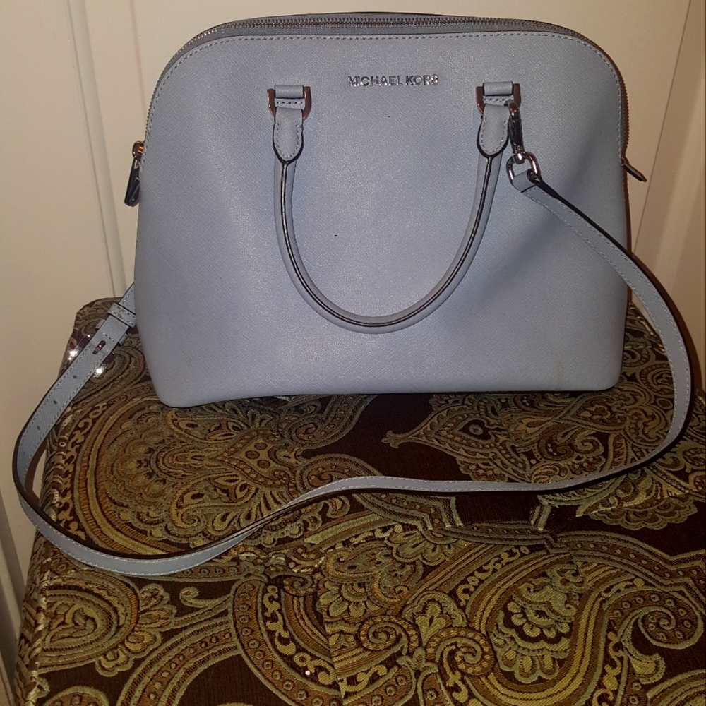 Michael Kors Baby Blue purse. Arm carry or crossbody